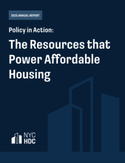 cover of HDC 2025 Album Report, titled "the resources that power affordable housing"