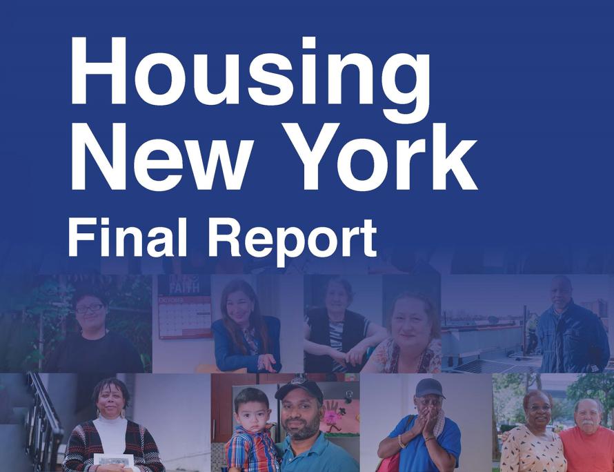 Housing New York Final Report Cover