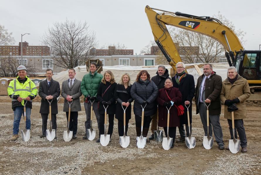 Groundbreaking for HELP ONE A & B