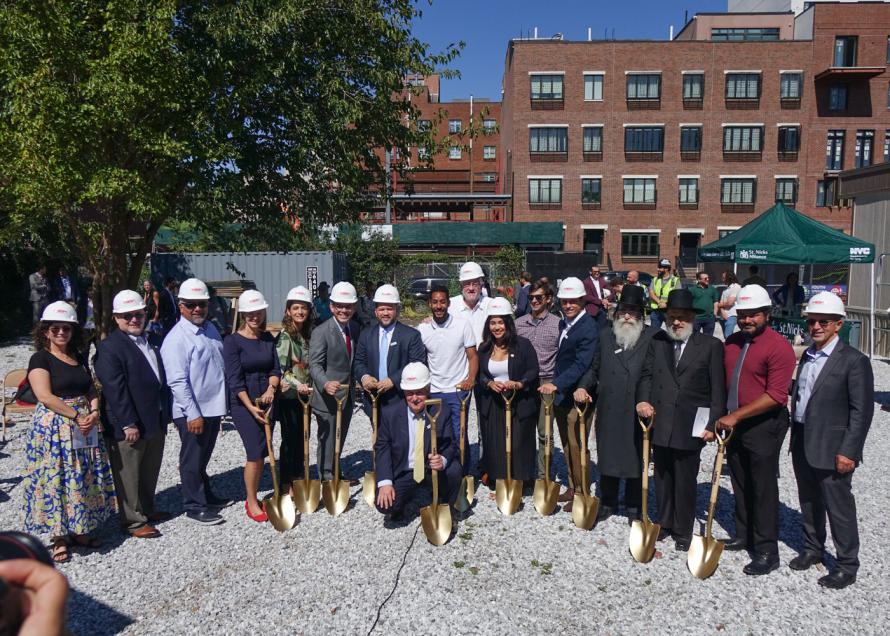 Groundbreaking for Throop Corner in the Bronx 