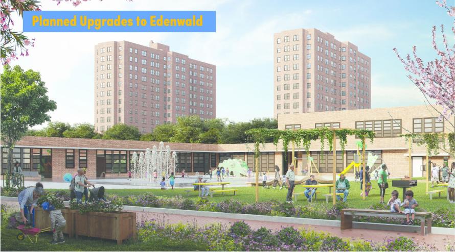 rendering of NYCHA's Edenwald Houses 