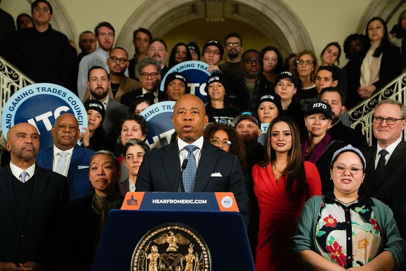 NYC Mayor housing numbers announcement