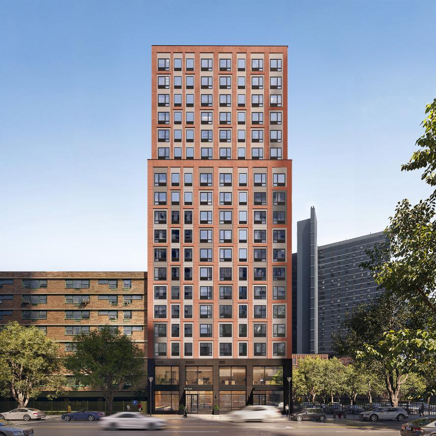 Renova West rendering, in the Bronx. photo credit: Aufgang Architects