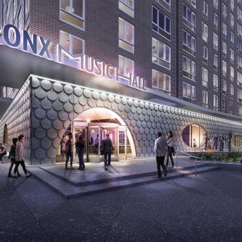 rendering of Bronx Commons