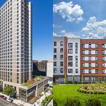 Split image of 425 Grand Concourse and Brooklyn Bundle II developments