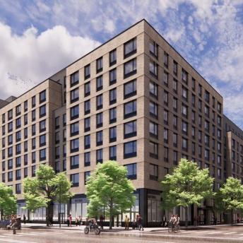 A rendering of the second phase of the Coney Island development